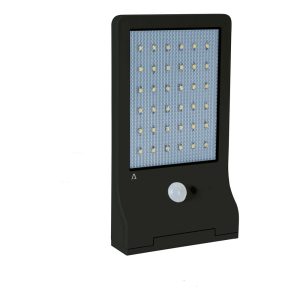 Aplique LED Solar com Sensor 3 W 6000 K Preto – Aslo