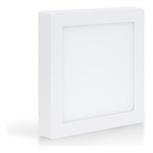 Painel LED Saliente Quadrado 225 mm 18 W 6000 K Acetinado – Aslo