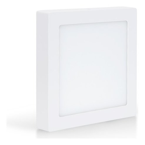 Painel LED Saliente Quadrado 225 mm 18 W 6000 K Acetinado – Aslo