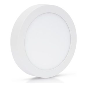 Painel LED Saliente Redondo 225 mm 18 W 6000 K Branco – Aslo