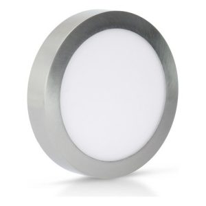 Painel LED Saliente Redondo 300 mm 24 W 6000 K Acetinado – Aslo
