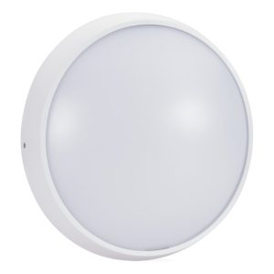 Aplique LED Exterior Redondo IP54 15 W 4000 K Branco – Aslo