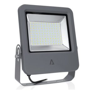 Projetor LED SMD 100 W IP65 6000 K Cinza – Aslo