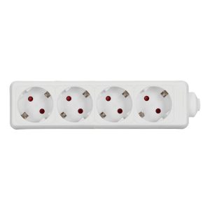 Tomada Quádrupla 2P+T sem Cabo – Aslo