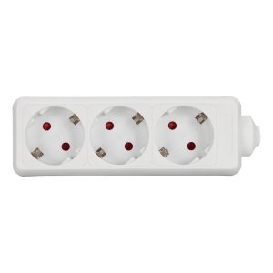 Tomada Tripla 2P+T sem Cabo – Aslo