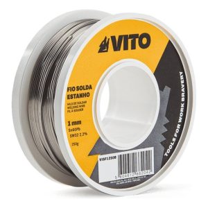 Solda Fio 1,0 mm 60/40 250GRS Electr. – Vito