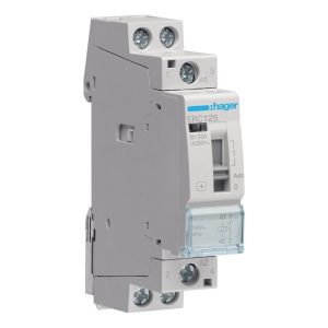 Contactor Comando Manual 25 A 1P 230 V 50 Hz 1 Mód. – Hager