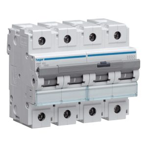 Disjuntor 4P 80 A C 10 kA HMF480 – Hager