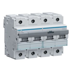 Disjuntor 4P 125 A C 10 kA HMF499 – Hager