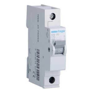 Disjuntor 1P 10 A C 3 kA – Hager