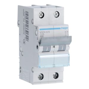 Disjuntor 2P 25 A – Hager