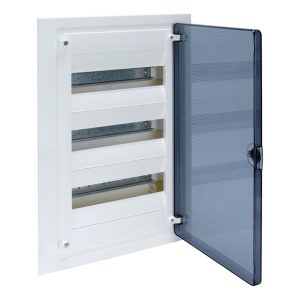 Caixa Golf Encastrar para Porta Transparente 3 Filas 36 Mód. – Hager