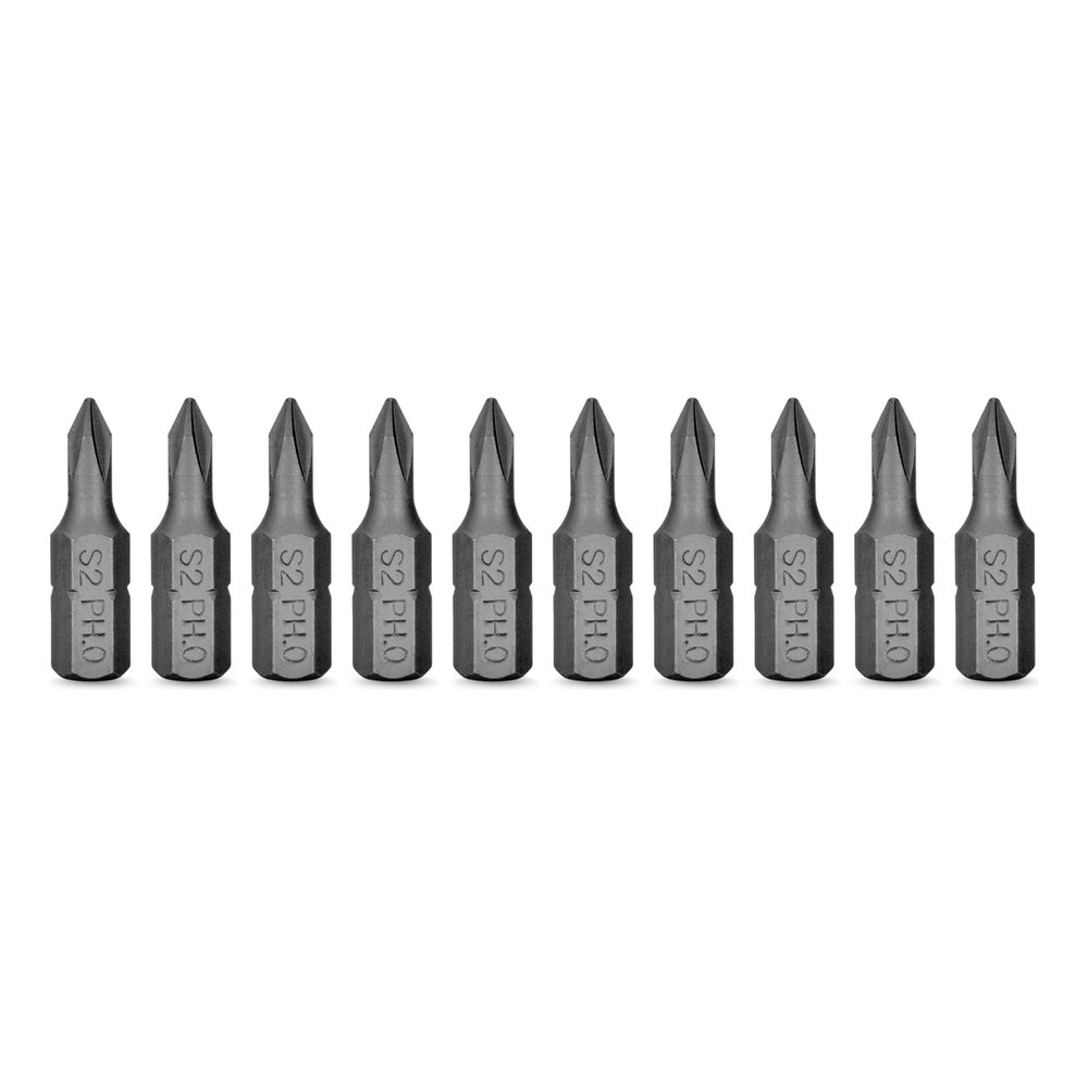 Conjunto 10 Bits 1/4"X25 mm S2 Phillips PH0 – Vito