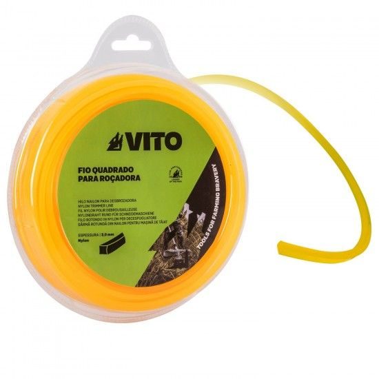 Fio Nylon Quadrado para Roçadora 3 mm 100 m – Vito